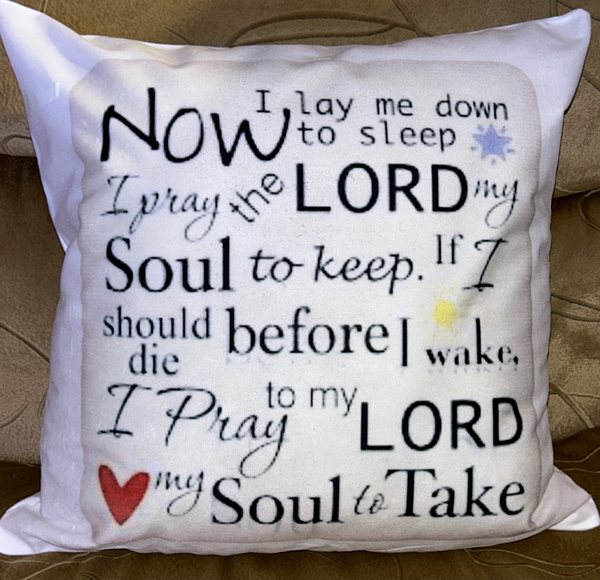 Now I lay me down to sleep