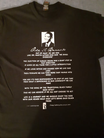 Ode to Barack Short sleeve t-shirt